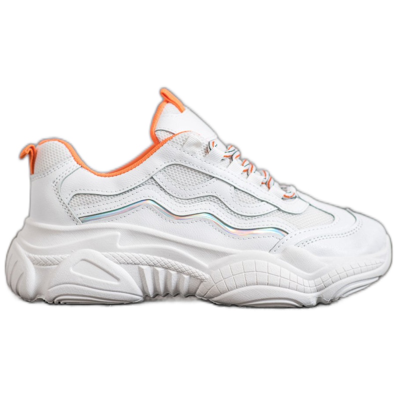 SHELOVET Turnschuhe auf der Plattform weiß