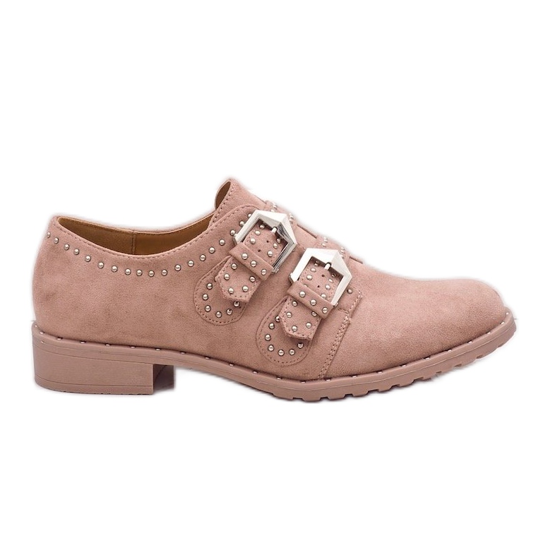 Rosa Schuhe mit ES8500 Nieten