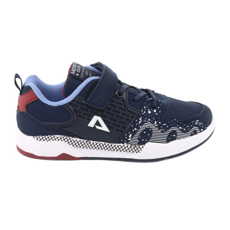 American Club Kindersportschuhe BS03 marineblau weiß