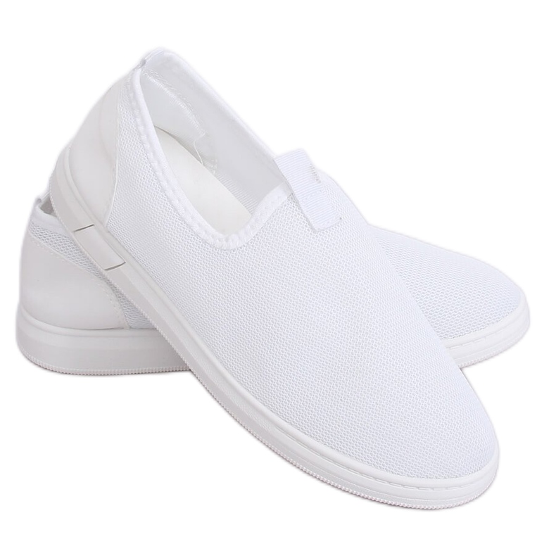 1066 Weiße Slip-On-Sneakers