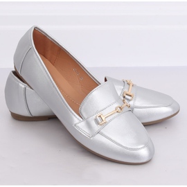 Loafer in Silbermetallic 9F176 Silber grau