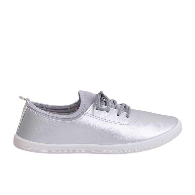 Silberne Damen-Sneaker W9782 Silber grau