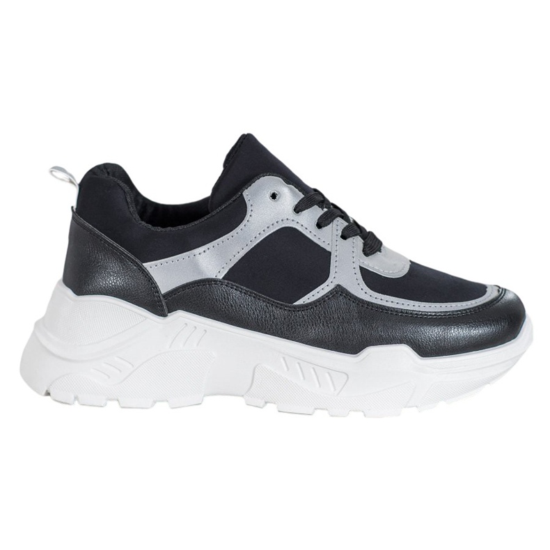 SHELOVET Klassische schwarze Turnschuhe