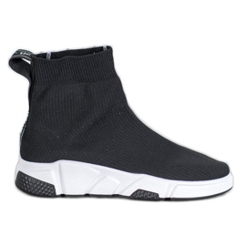 SHELOVET Schwarze Slipper