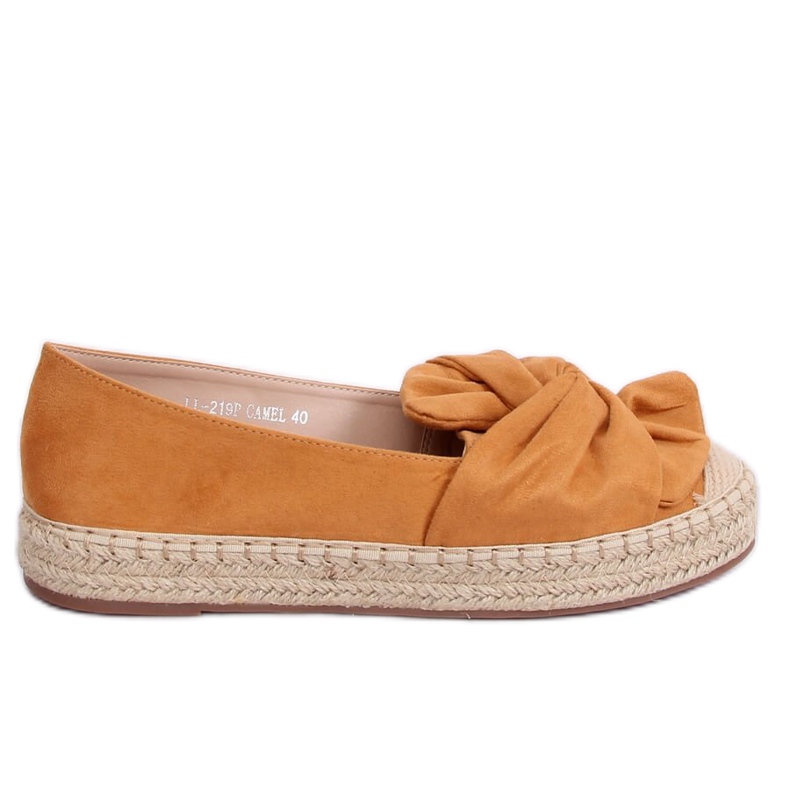 Camel Damen Espadrilles LL-219P Camel braun mehrfarbig