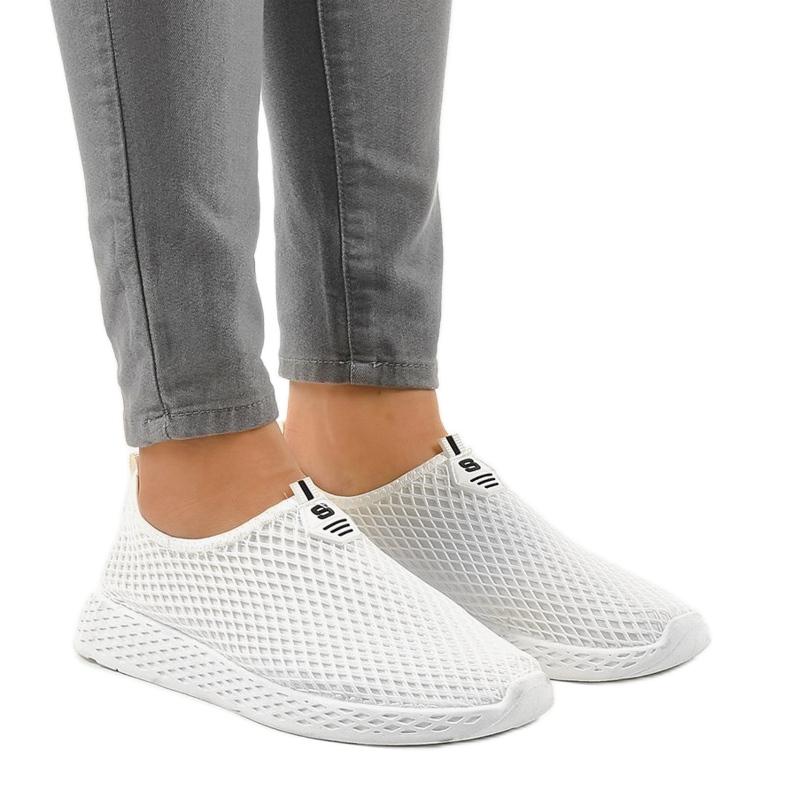 Weiße Damen Sportschuhe SJ1890-3