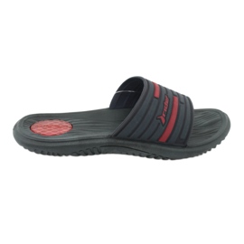 Herren Badeslipper Rider 82735 navy / rot marineblau