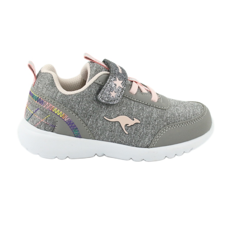 KangaRoos Kängurus 02051 Kindergrau/rosa Sportschuhe