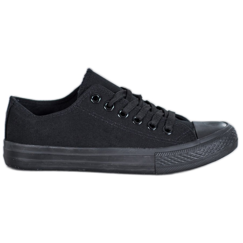 SDS Textil-Sneakers schwarz