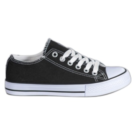 SDS Textil-Sneakers schwarz