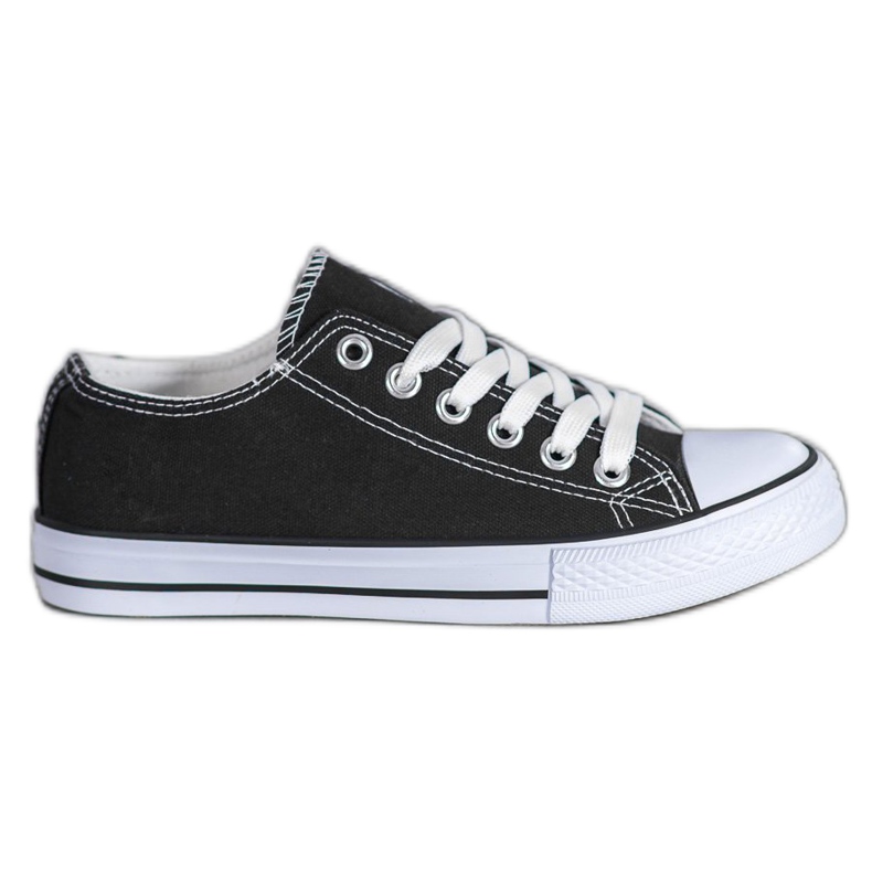 SDS Textil-Sneakers schwarz