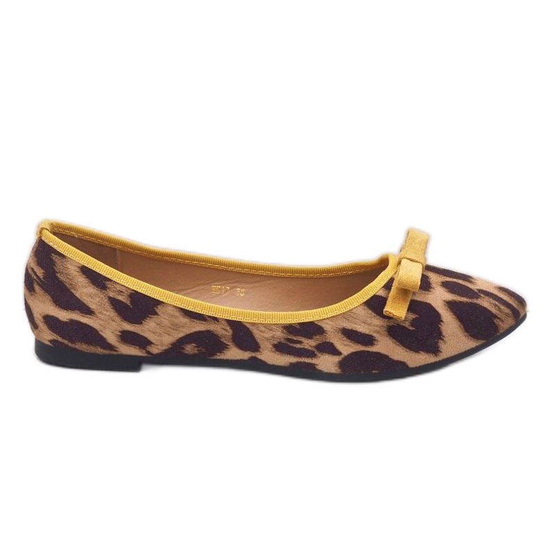 Leopard Loafer Ballerinas HH17 braun