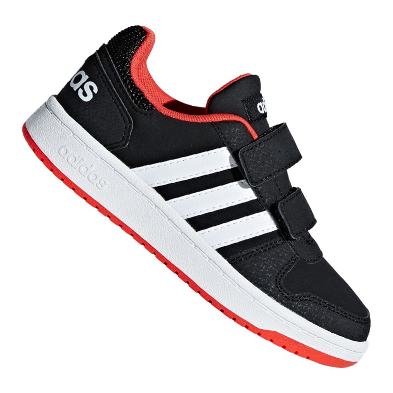 Schuhe adidas Hoops 2.0 Mfc C Jr B75960 weiß schwarz