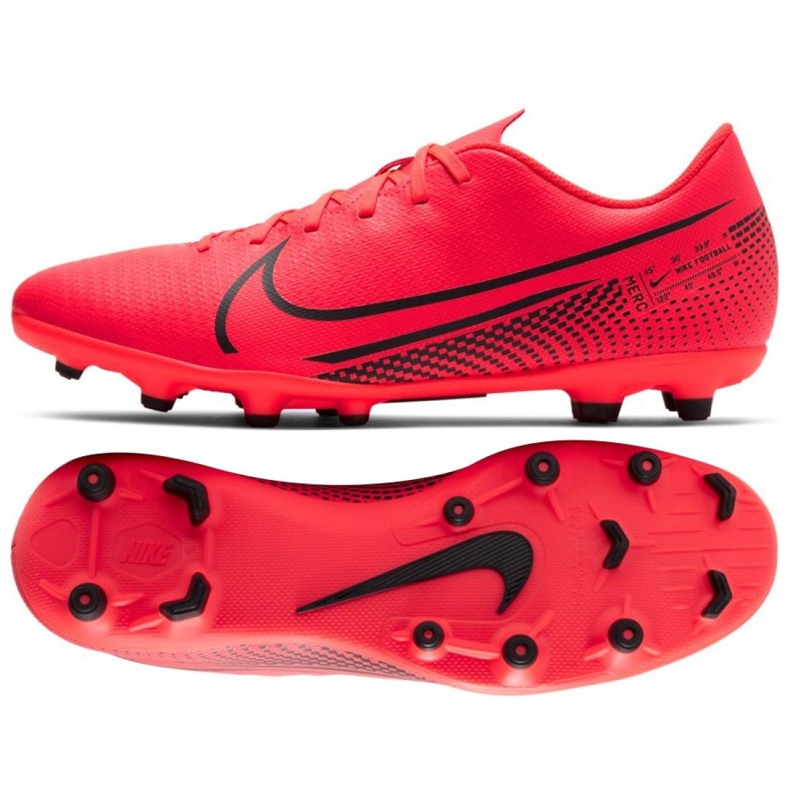 Nike Mercurial Vapor 13 Club Fg Mg M AT7968-606 Fußballschuhe mehrfarbig orangen und rottöne