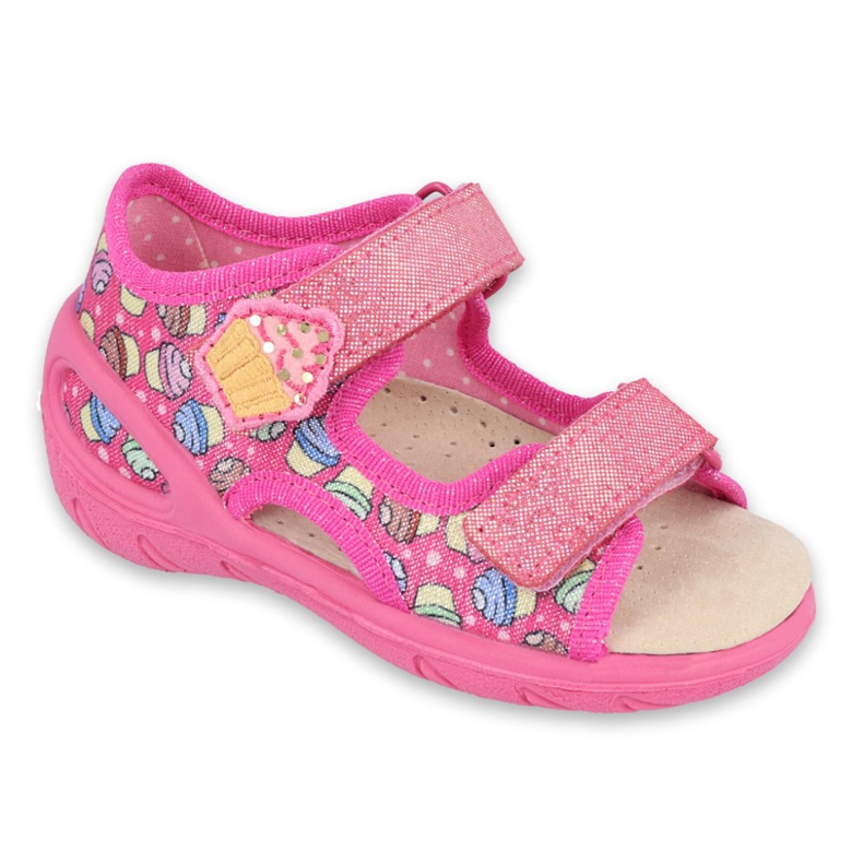 Befado Kinderschuhe 065P136 rosa mehrfarbig