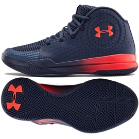 Under Armour Gs Jet 2019 Basketballschuh Jr.3022121-405 mehrfarbig navy blau