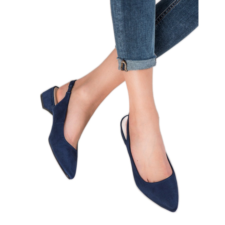Goodin Pumps mit entdecktem Absatz blau