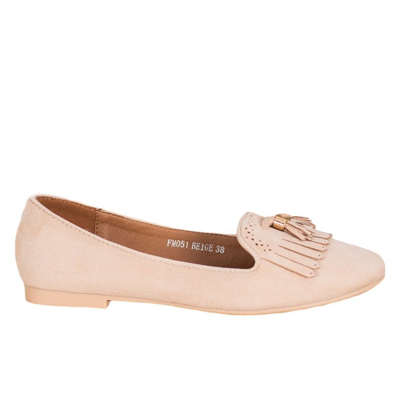 Fama Wildleder Herren mit Fransen braun