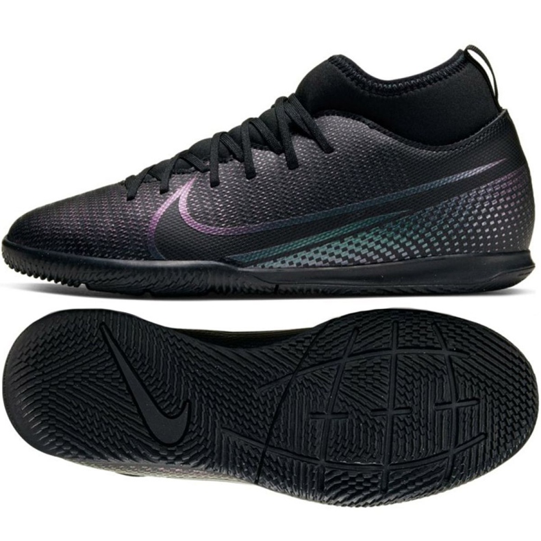 Hallenschuhe Nike Mercurial Superfly 7 Club Ic Jr AT8153-010 mehrfarbig schwarz