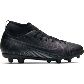 Nike Mercurial Superfly 7 Club Fußballschuhe FG / MG Jr AT8150-010 schwarz mehrfarbig