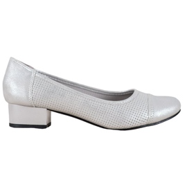 Goodin Durchbrochene Pumpen auf einer Säule grau