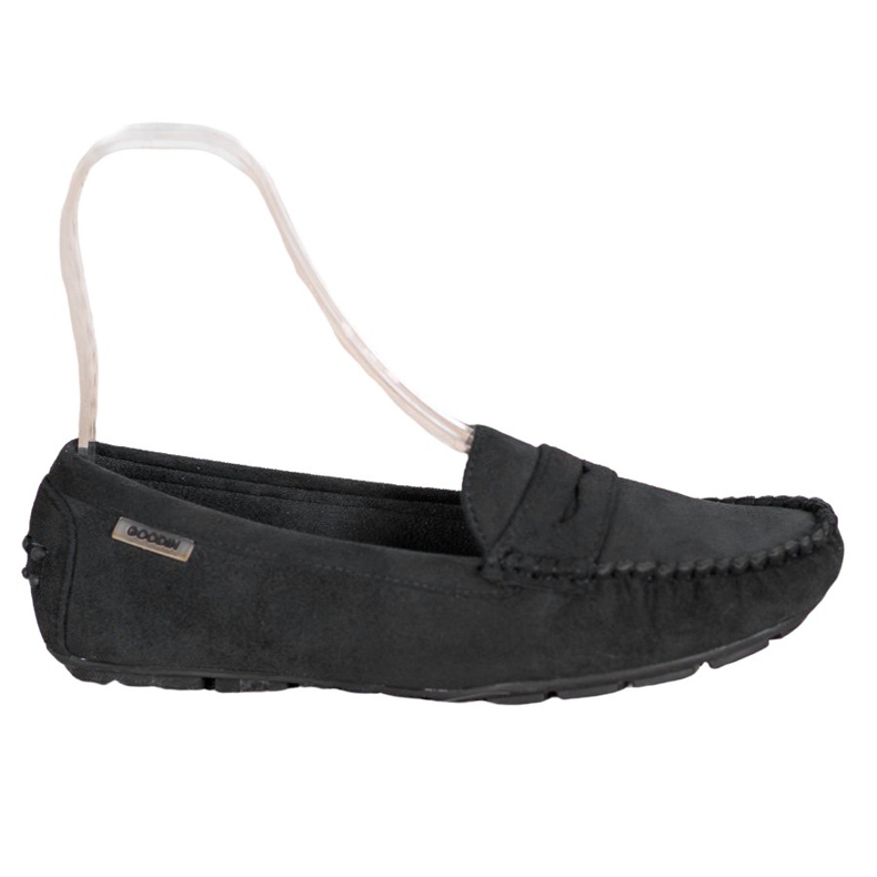 Goodin Klassische Textil-Loafer schwarz