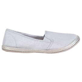 SHELOVET Bequeme Slip-On-Schuhe grau