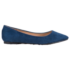 SHELOVET Ballerina in Spitz blau
