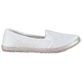 SHELOVET Bequeme Slip-On-Schuhe weiß