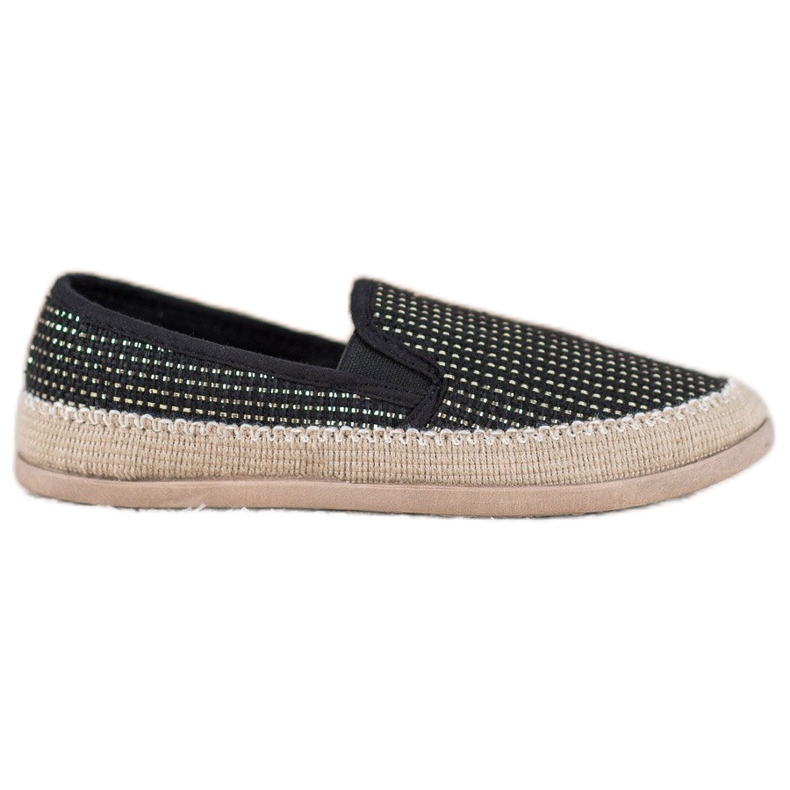 SHELOVET Modische Espadrilles schwarz