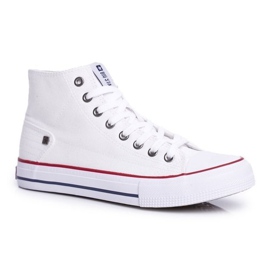 Big Star Weiße High-Top-Sneaker für Damen DD274332