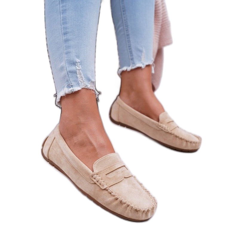 SEA Beige Damen Slipper T348