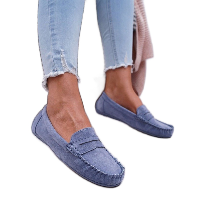 SEA Blaue Slipper für Damen T348