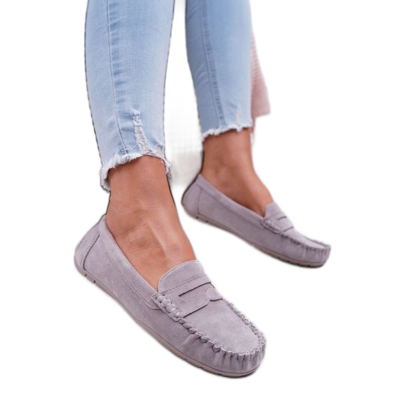 SEA Graue Damen Slipper T348