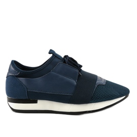 Herren marineblaue Sportschuhe B18-101