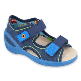 Befado Kinderschuhe PU 065P130 marineblau blau