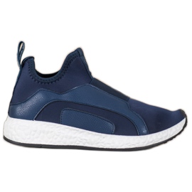 Bona Marineblaue Schuhe auf der Plattform
