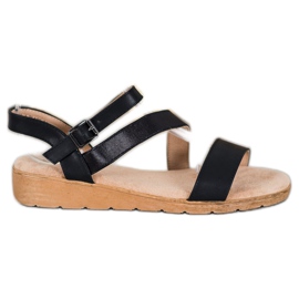 SHELOVET Lässige Sandalen schwarz
