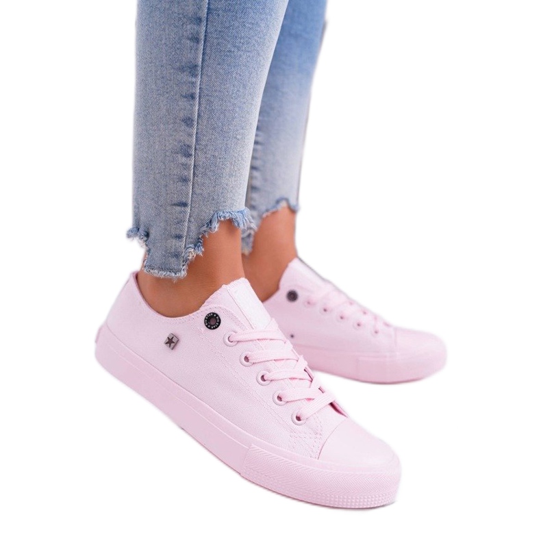 Rosa Damen-Sneaker Big Star AA274028SS19