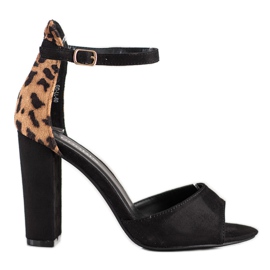 Goodin Pumps mit Tupfen braun schwarz