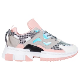 Seastar Stylische Sneaker mit Holo-Effekt rosa mehrfarbig
