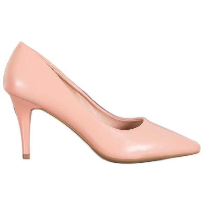 SHELOVET Elegante High Heels mit Öko-Leder rosa