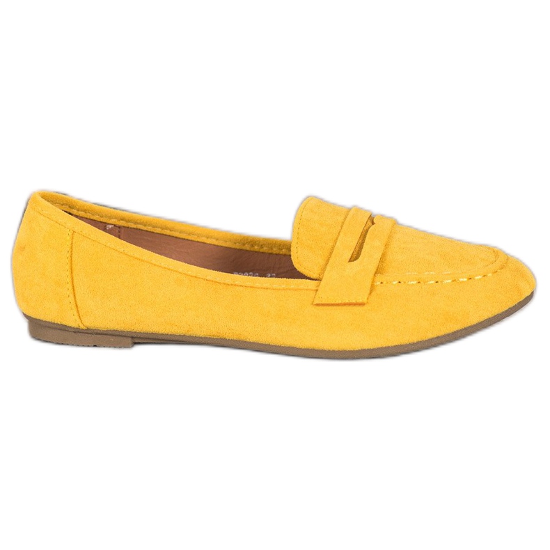 Fama Klassische Loafer gelb