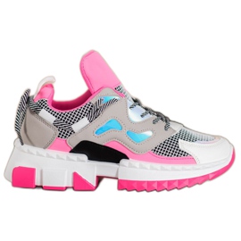 Seastar Stylische Sneaker mit Holo-Effekt rosa mehrfarbig