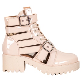 Seastar Lackierte Modestiefel braun