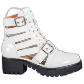 Seastar Lackierte Modestiefel weiß