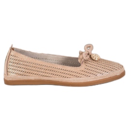 Stylische VINCEZA Ballerinas braun