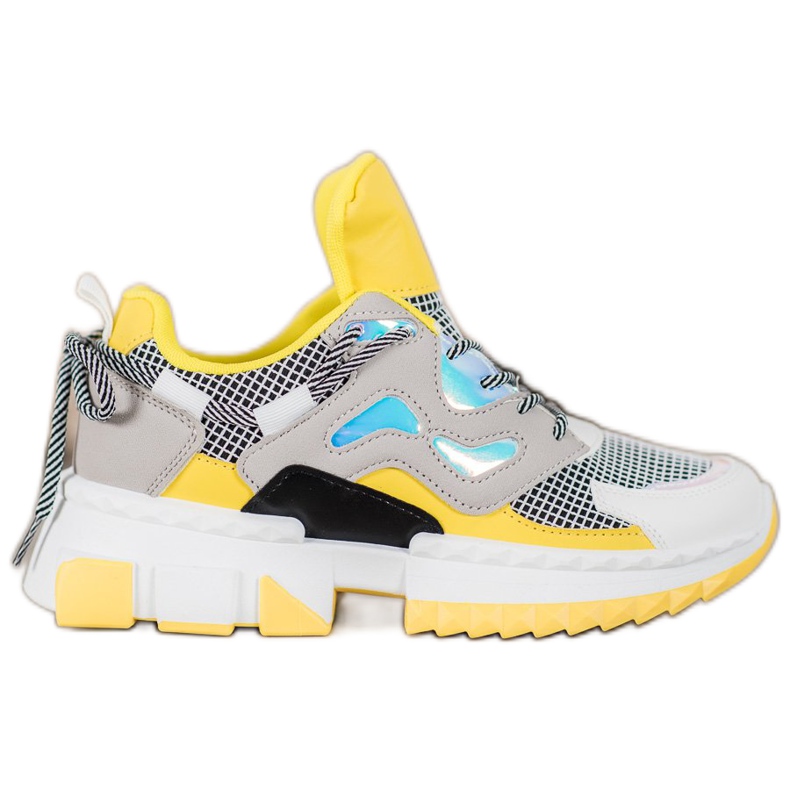 Seastar Stylische Sneaker mit Holo-Effekt mehrfarbig gelb