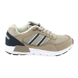 Kinder beige Sports Schuhe American Club BS10