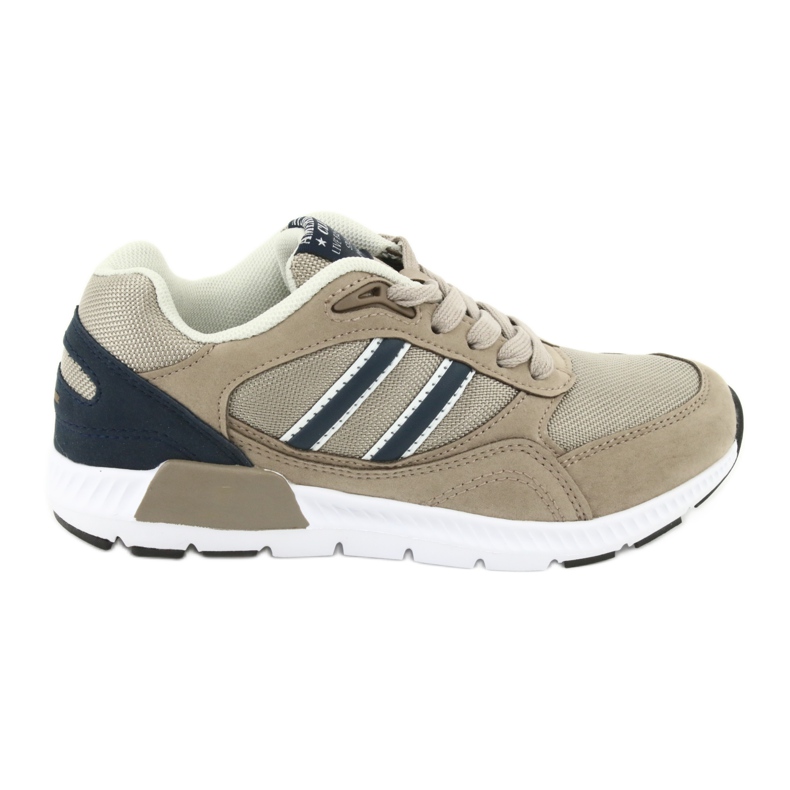 Kinder beige Sports Schuhe American Club BS10